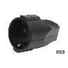 BASE ENCHUFE AEREA NEGRA (16A-250V)