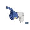 ADAPTADOR INDUSTRIAL 16A 230V IP44 CLAVIJA SCHUKO