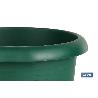 MACETA VERDE MODELO GARDENIA 35X28.8+ PLATO28 CM VENTA UNITARIA