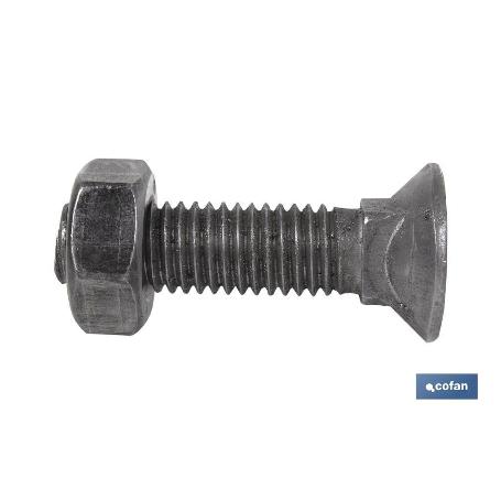 DIN-608/934  C-6.8 7/16X60 PULIDO   CAJA 50 UNID.