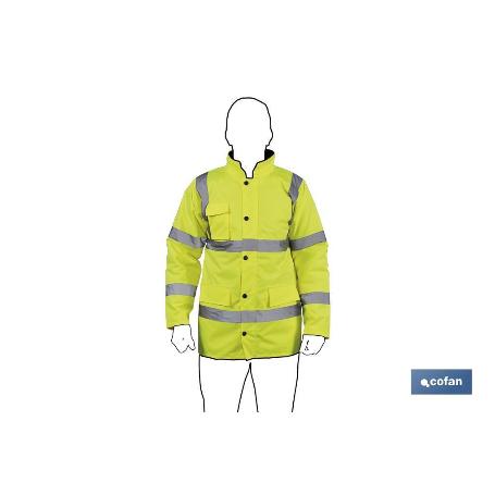 PARKA DE ALTA VISIBILIDAD MODELO ALDEBARÁN AMARILLO TALLA XXXL