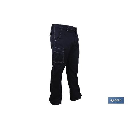 PANTALÓN DE TRABAJO TIPO DENIM MODELO GRASBERG 240 G/M2 AZUL TALLA 42