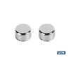 SET DE 2 PCS. PARA SANITARIO WC TACO LARGO 6 X 80 MM INOX.