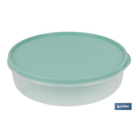 FIAMBRERA TORTILLA REDONDA VERDE  24.5X6.5CM VENTA UNITARIA