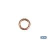 ARANDELA DE COBRE PARA TAPON CARTER 12X17   CAJA 100 UNID.
