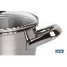 CACEROLA INOX INDUC.5.4L MODELO POLENTA T/ VIDRIO Ø260 MM