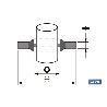 ARANDELA METAL GOMA M-14   CAJA 100 UNID.