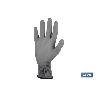 BLISTER G. 100% POLIEST.  IMPREG. PU GRIS T-9 BL   CAJA 12 UNID.