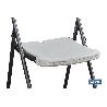 SILLA ALTA PLEGABLE BLANCA ALTURA ASIENTO 77CM   CAJA 2 UNID.