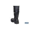 BOTA ALTA DE AGUA PVC NEGRA TALLA 41