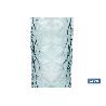 BOTELLA DE VIDRIO TRANSPARENTE AZUL CLARO CON CIERRE DE ESTRIBO 1 L   CAJA 6 UNID.