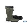 BOTA AGUA FORRO POLAR VERDE/NEGRA TALLA 36