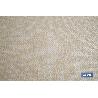 ROLLO DE MANTEL ANTIMANCHAS RESINADO TEXTURA BEIGE  60%ALG/40%POL1,40 X 20 M