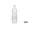 BOTELLA DE VIDRIO TRANSPARENTE CON TAPÓN ACERO INOXIDABLE 1 L   CAJA 6 UNID.