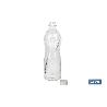 BOTELLA DE VIDRIO TRANSPARENTE TAPÓN ACERO INOXIDABLE 1 L VENTA UNITARIA