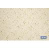 MANTEL ANTIMANCHAS RESINADO CONFECCIONADO 1,40 X 1.80 MT 50% PO/45% ALG/ 5% LUREX LINEAS ORO