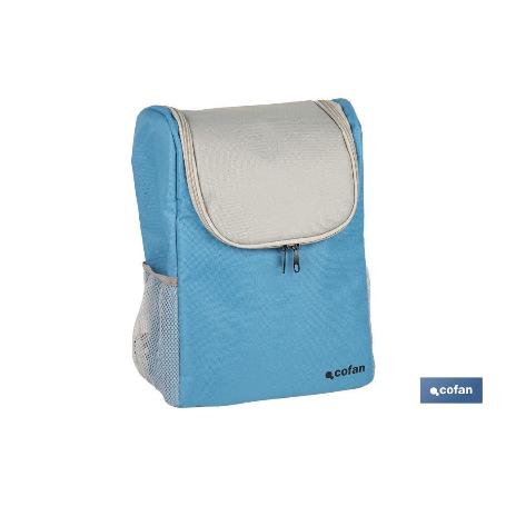 MOCHILA NEVERA COLOR AZUL / GRIS CLARO  10 L