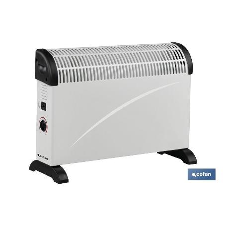 CONVECTOR CON TERMOSTATO REGULABLE 750/1250/2000 W