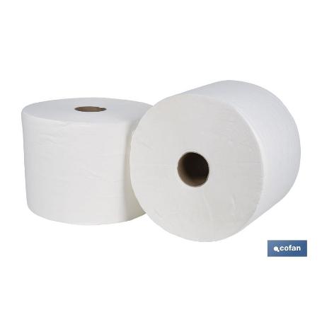 BOBINA INDUSTRIAL CELULOSA DOBLE CAPA EXTRA 20 G/M2 0,23 X 250 M (2 ROLLOS)