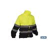 FORRO POLAR DE ALTA VISIBILIDAD MODELO ALTAIR AMARILLO Y AZUL TALLA L