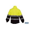 FORRO POLAR DE ALTA VISIBILIDAD MODELO ALTAIR AMARILLO Y AZUL TALLA L