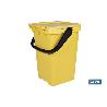 CONTENEDOR AMARILLO PARA PLASTICOS-LATAS, 25L.