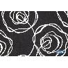 FUNDA ACOLCHADA PARA TABLA DE PLANCHAR 135 X 53 CM ROSAS NEGRAS