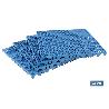 SET DE 4 UDS. LOSETA ALVEOLADA AZUL DE PVC 33 X 33 X 2 CM