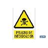 SEÑAL POLIESTIRENO 420X297 MM PELIGRO DE INTOXICACIÓN