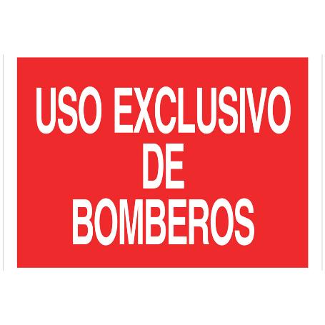 SEÑAL LUMINISCENTE 420X297MM USO EXCLUSIVO BOMBEROS. EL DISEÑO DE LA SEÑAL PUEDE VARIAR, PERO EN NINGÚN CASO SE VAR