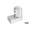 SOPORTE DE DUCHA PARA PARED COLOR CROMO ABS