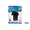 CAMISETA TRANSPIRABLE MODELO PILOTE NEGRA 160 G/M2 TALLA-XXL