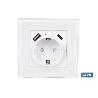 BASE ENCHUFE CON PUERTO USB Y TIPO C WIFI