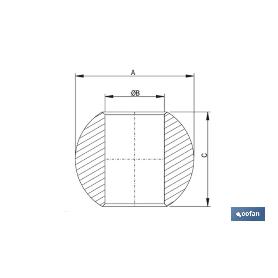 TORNILLO ENSAMBLAR ZINCADO 5 X 50MM   CAJA 300 UNID.
