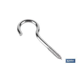 HEMBRILLA ABIERTA INOX A2 Ø5,0X60MM   CAJA 50 UNID.