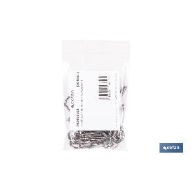 BLÍSTER DE 100 UDS. PUNTA DE ACERO CÓNICA COBRIZADO 15X20 MM VENTA UNITARIA