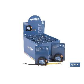 EXPOSITOR DE FLEXÓMETROS ANTIDESLIZANTES 19 MM X 5 M 12 UDS.