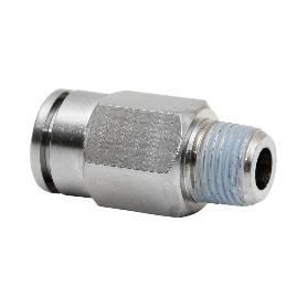 CONEXION RECTA TUBO 14MM. MACHO 3/8   CAJA 5 UNID.