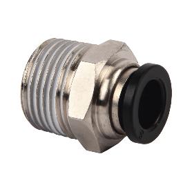 RACOR ROSCADO RECTO T-6, R-5MM   CAJA 5 UNID.