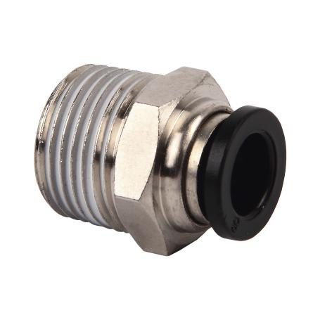 RACOR ROSCADO RECTO T-6, R-3/8   CAJA 10 UNID.