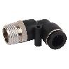 RACOR ROSCADO CODO PLASTICO T-8, R-1/2   CAJA 2 UNID.