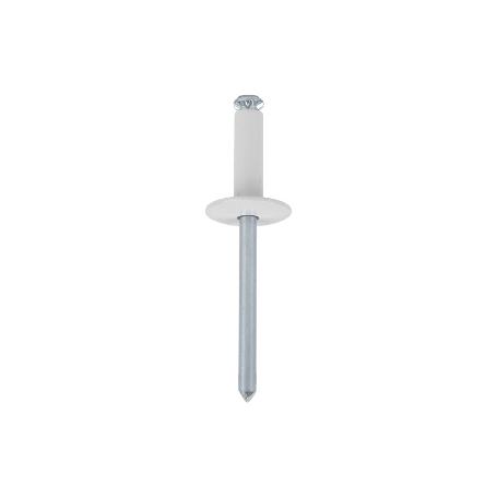 REMACHE FLOR ALA ANCHA 4 X 20 MM BLANCO   CAJA 500 UNID.