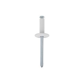 REMACHE FLOR CABEZA ANCHA BLANCO 4,8 X 20 MM   CAJA 250 UNID.