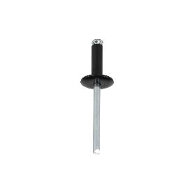 REMACHE FLOR CABEZA ANCHA 4,8 X 20 MM NEGRO   CAJA 250 UNID.