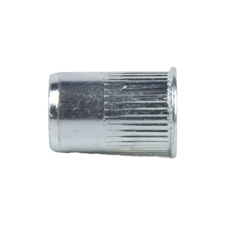 TUERCAS REMACHABLES RANURADAS CABEZA REDUCIDA ACERO M6   CAJA 500 UNID.