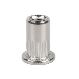 TUERCAS REMACHABLES RANURADAS ANCHAS INOX A-2 M10   CAJA 200 UNID.