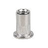 TUERCAS REMACHABLES RANURADAS ANCHAS INOX A-2 M10   CAJA 200 UNID.