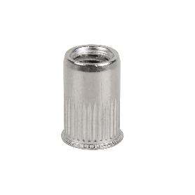 TUERCAS REMACHABLES RANURADAS CABEZA REDUCIDA INOX A-2 M5   CAJA 500 UNID.