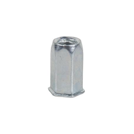 TUERCAS REMACHABLES HEXAGONAL CABEZA REDUCIDA ACERO M4   CAJA 1000 UNID.