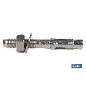 TACO ANCLAJE MTC  M 6X45  INOX   CAJA 200 UNID.